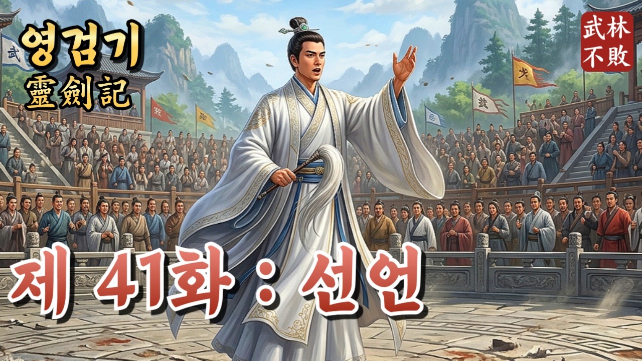 [영검기 41화] 정도맹의 탄생, 그리고 성자의 민낯 | 정통무협 | 무협소설 | 오디오북