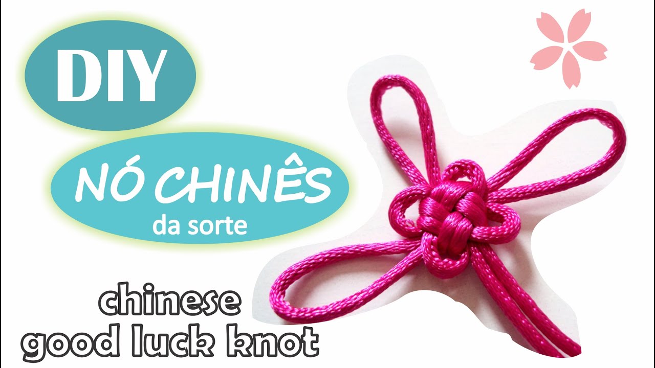 DIY | como fazer o NÓ CHINÊS DA SORTE?  (good luck knot)