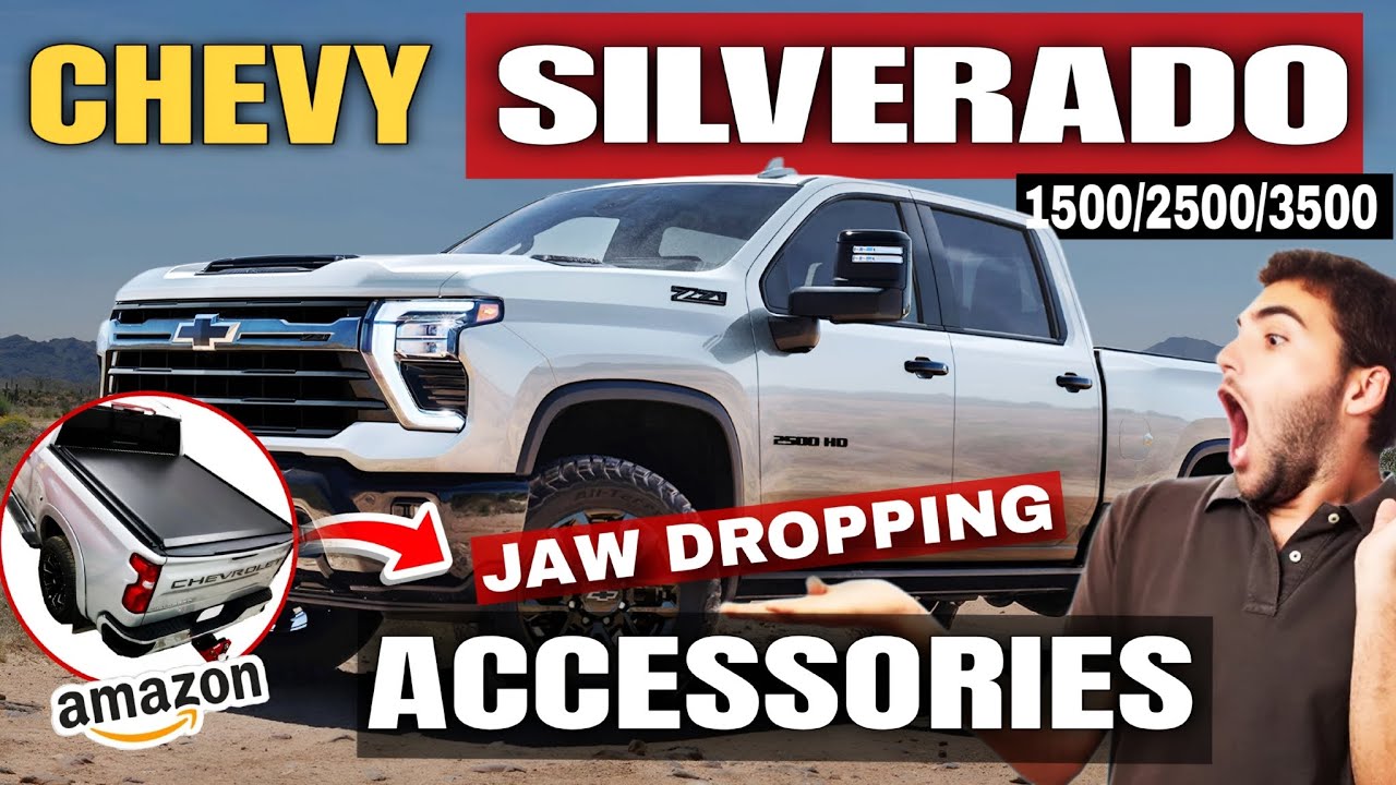 Top 20 Chevy Silverado Accessories on Amazon (Must Buy!) Interior or Exterior Add-Ons