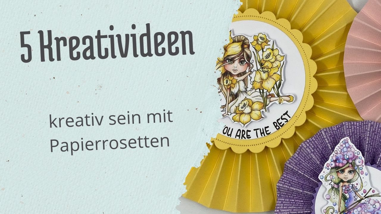 5 Kreativideen | Papierrosetten sind vielfältig einsetzbar