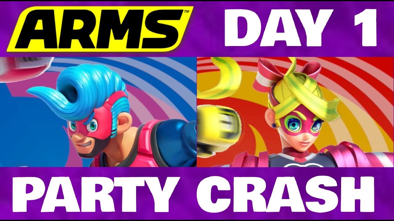 ARMS Party Crash DAY 1 Spring Man Vs Ribbon Girl