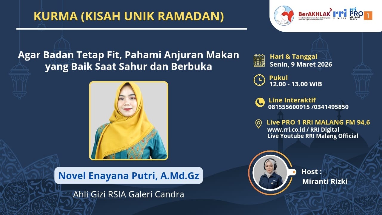 KURMA - Agar Badan Tetap Fit, Pahami Aturan Makan yang Baik Saat Sahur dan Berbuka