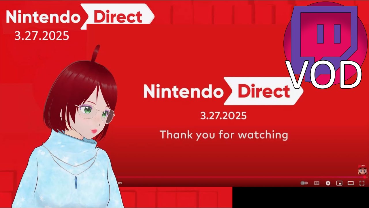Nintendo Direct | 03.27.2025 | Some Metroid Zero Mission too [2025-03-27] Twitch VOD