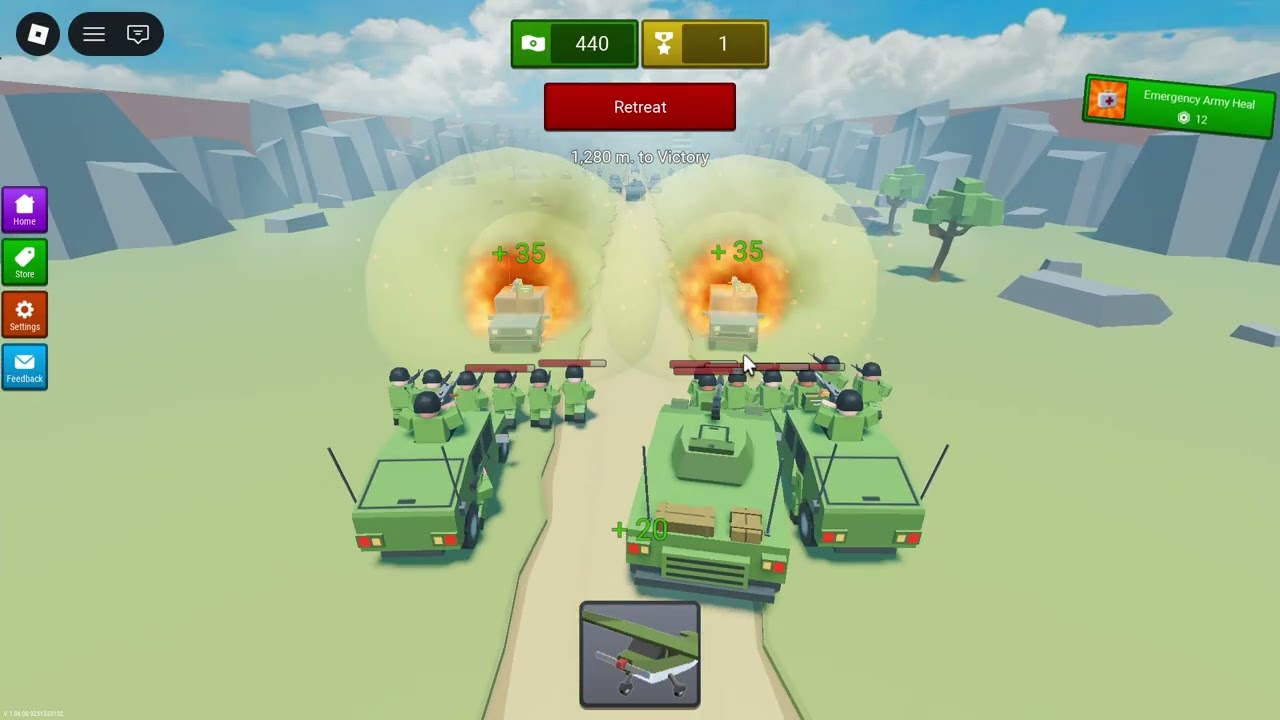 Playing Invade The World  in Roblox