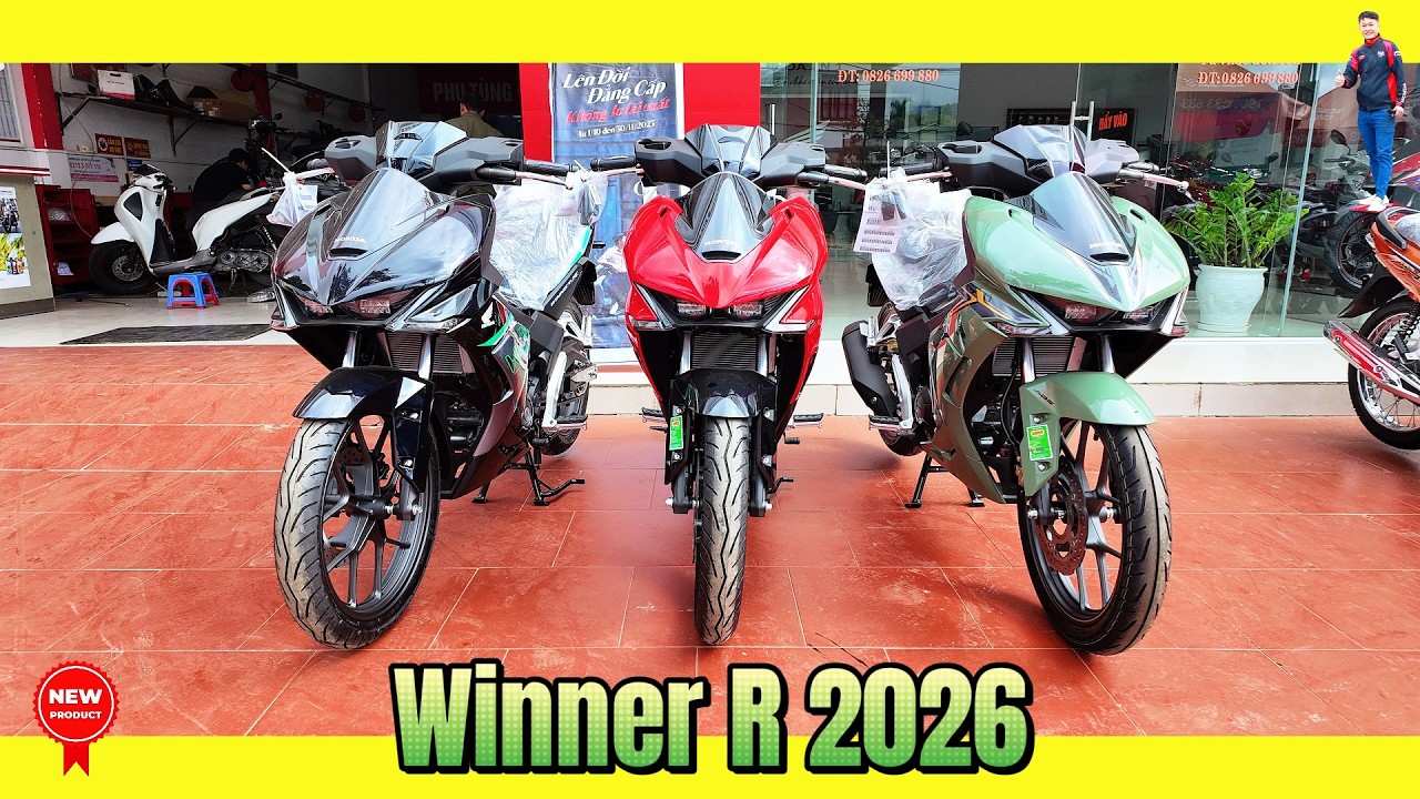 Chọn Winner R 2026 + TRẢ GÓP 0% ▶ Hay chờ Exciter 155 V3 2026 🔴 GIÁ XE MÁY VLOGS