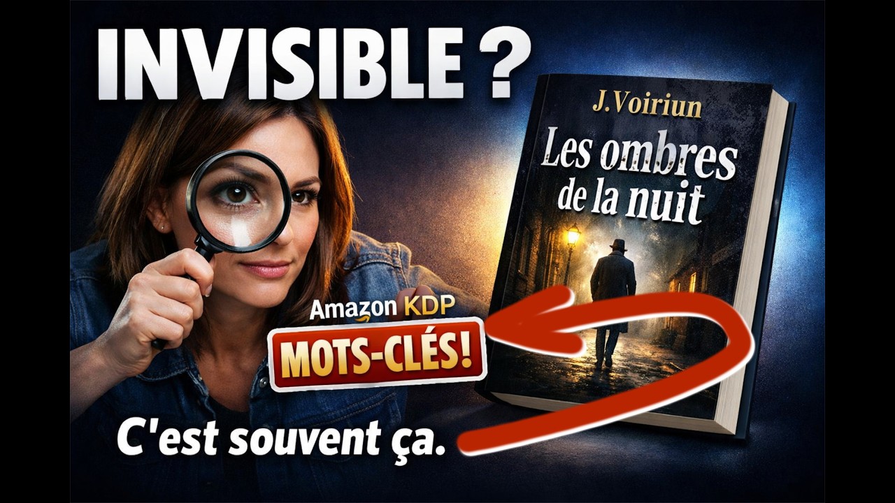 Amazon KDP : les 7 mots-clés qui rendent ton livre trouvable (méthode simple)