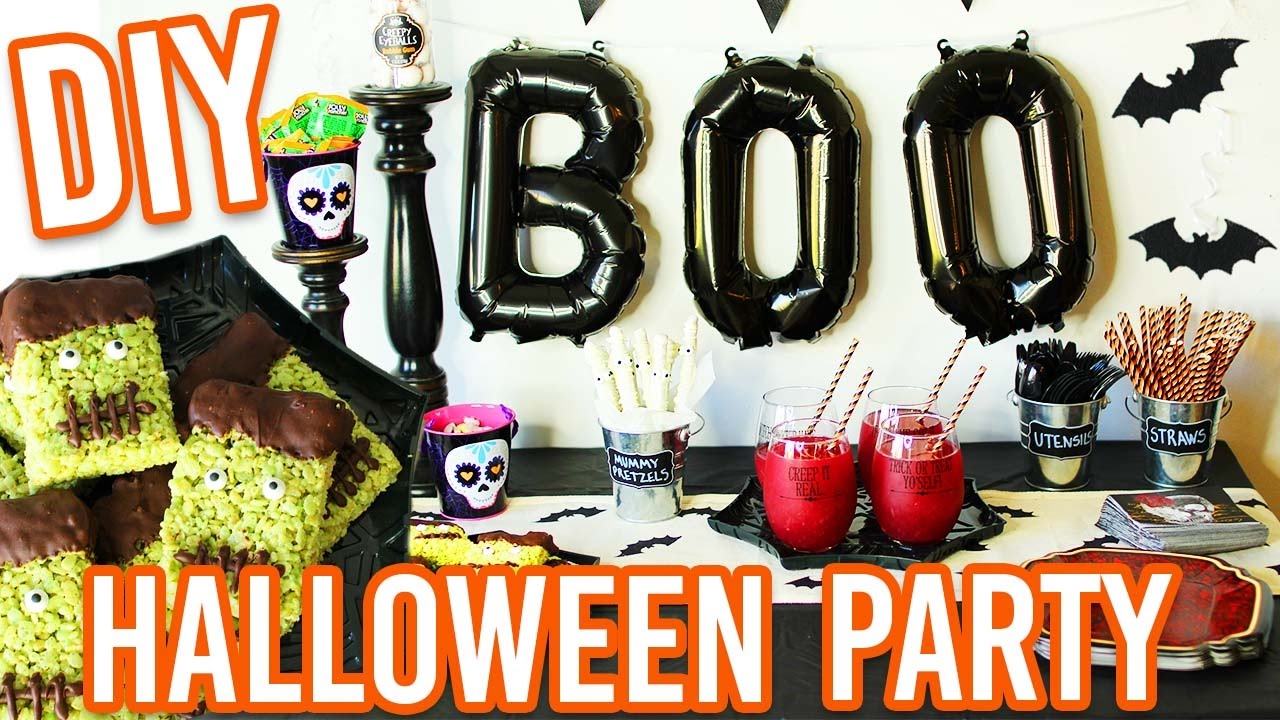EASY DIY HALLOWEEN PARTY! Treats, Decorations, and MORE!