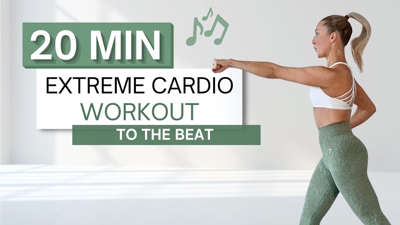 20 min NO REPEATS CARDIO HIIT WORKOUT | High Intensity | Move to The Beat ♫ | Modifications Provided