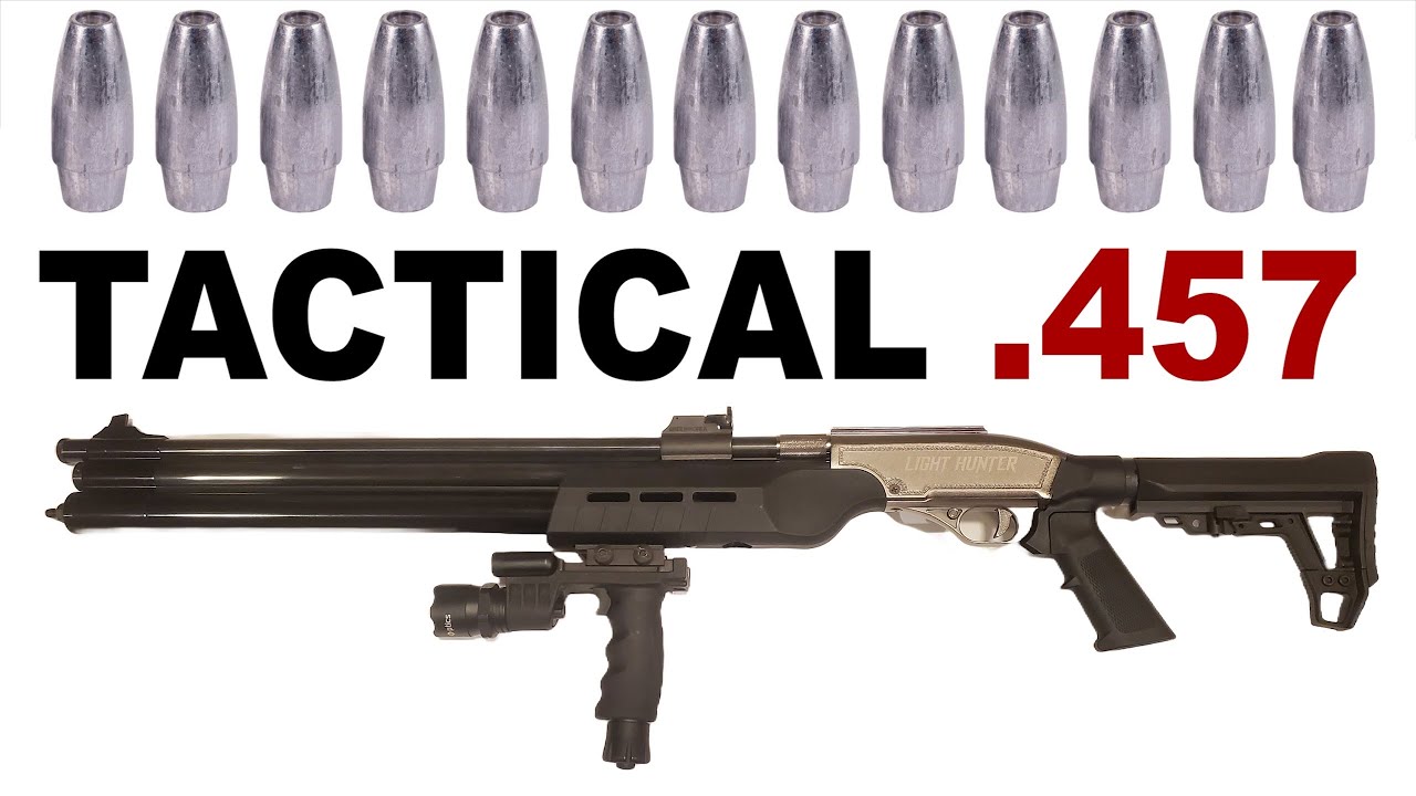Обзор Seneca LIGHT HUNTER 2 (тактический) .457. Тактическая крупнокалиберная охотничья PCP пневма...