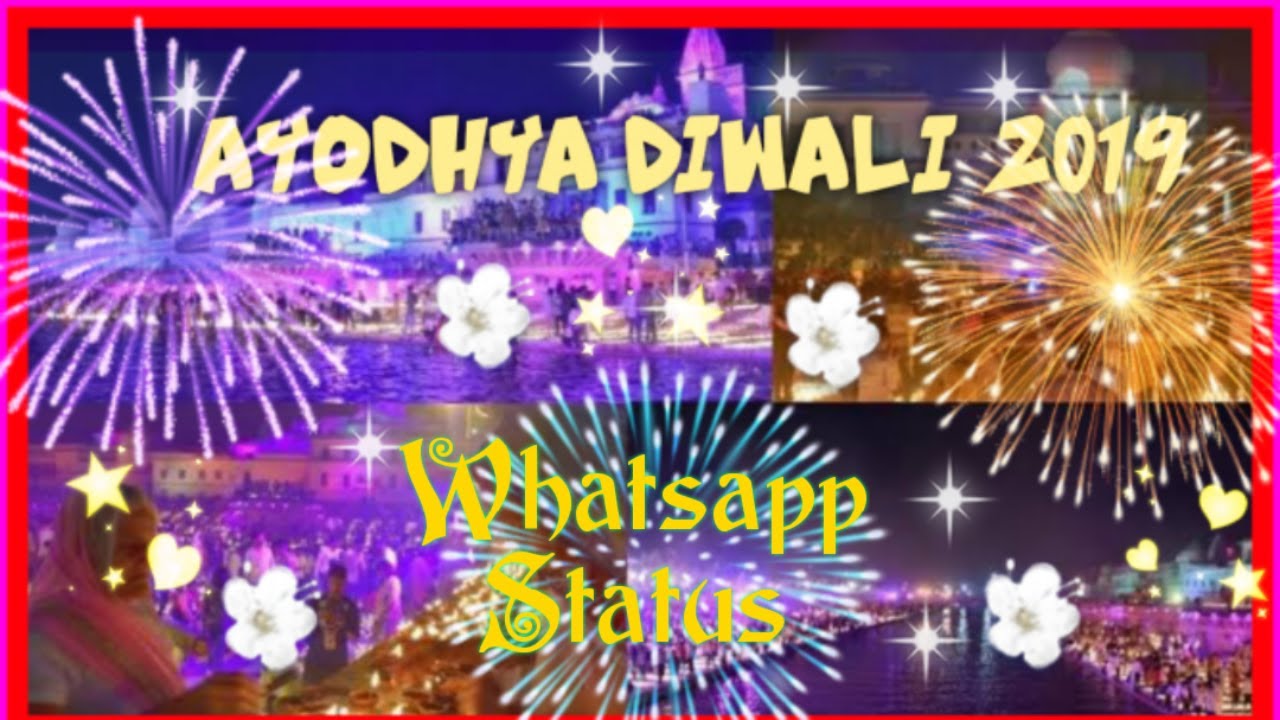 Happy Diwali Ayodhya 2019|Ayodhya Diwali World Record 2019|Ayodhya Ram Mandir Whatsapp Status-WHY TV