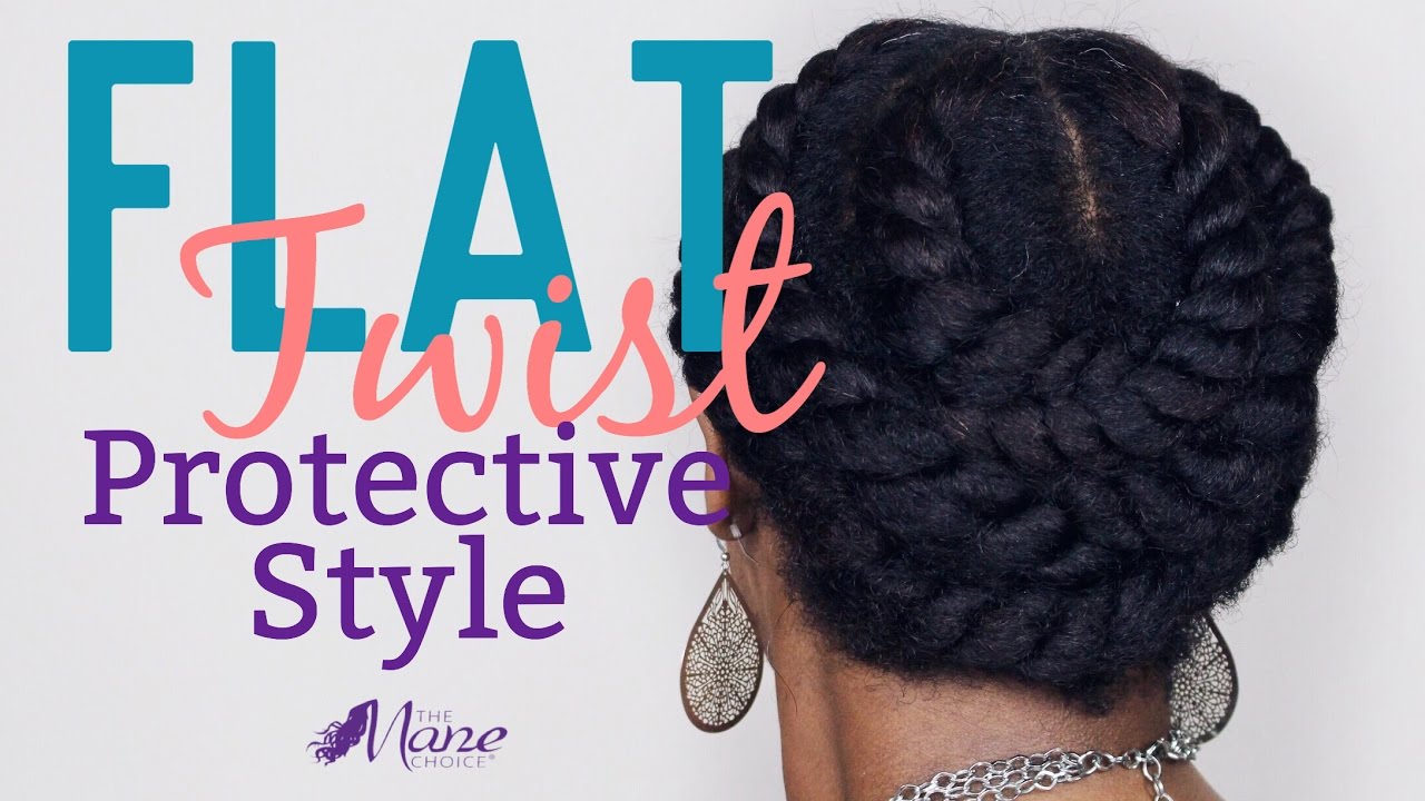 121 Flat Twist Protective Style w/ 3 in 1 Conditioner