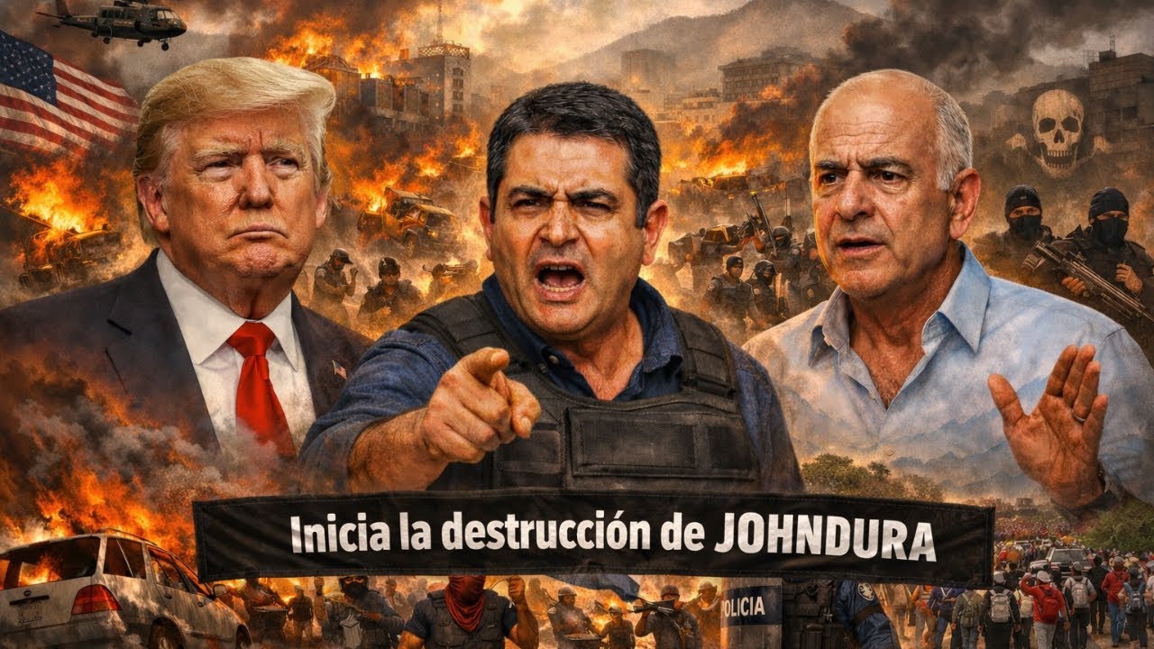 JUAN ORLANDO HERNANDEZ INICIA DESTRUCCION DE HONDURAS