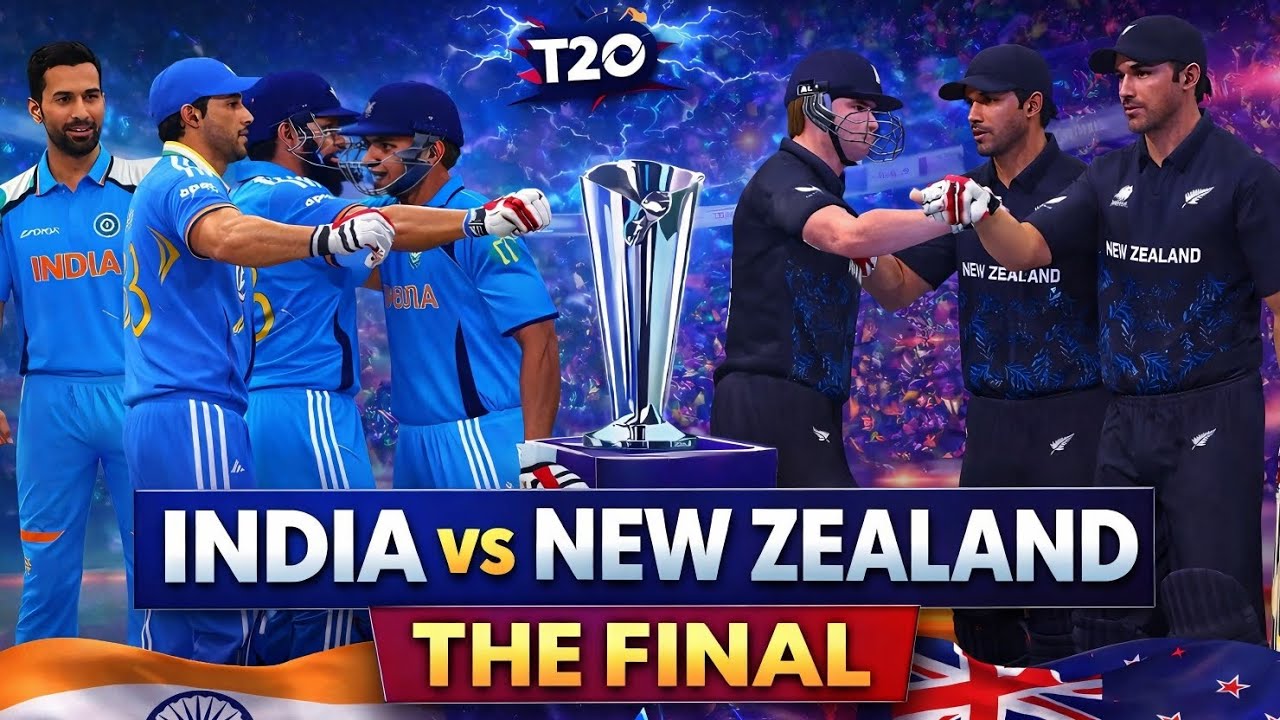 India vs New Zealand T20 World Cup 2026 Final 🏆 | Epic Match Gameplay 🔥 IND vs NZ 😎