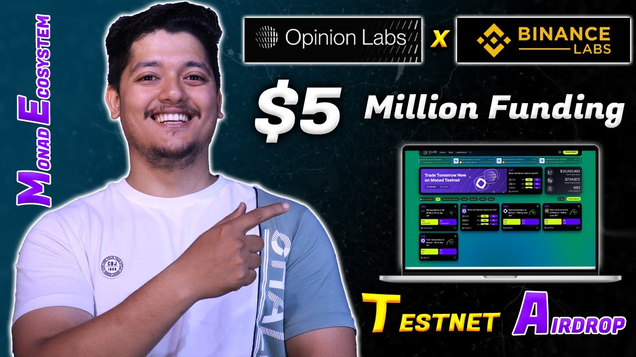 Potential Airdrop - Opinion Labs Testnet Airdrop Guide 2025 - OLab X Monad & $5M Funding By Yzi Labs