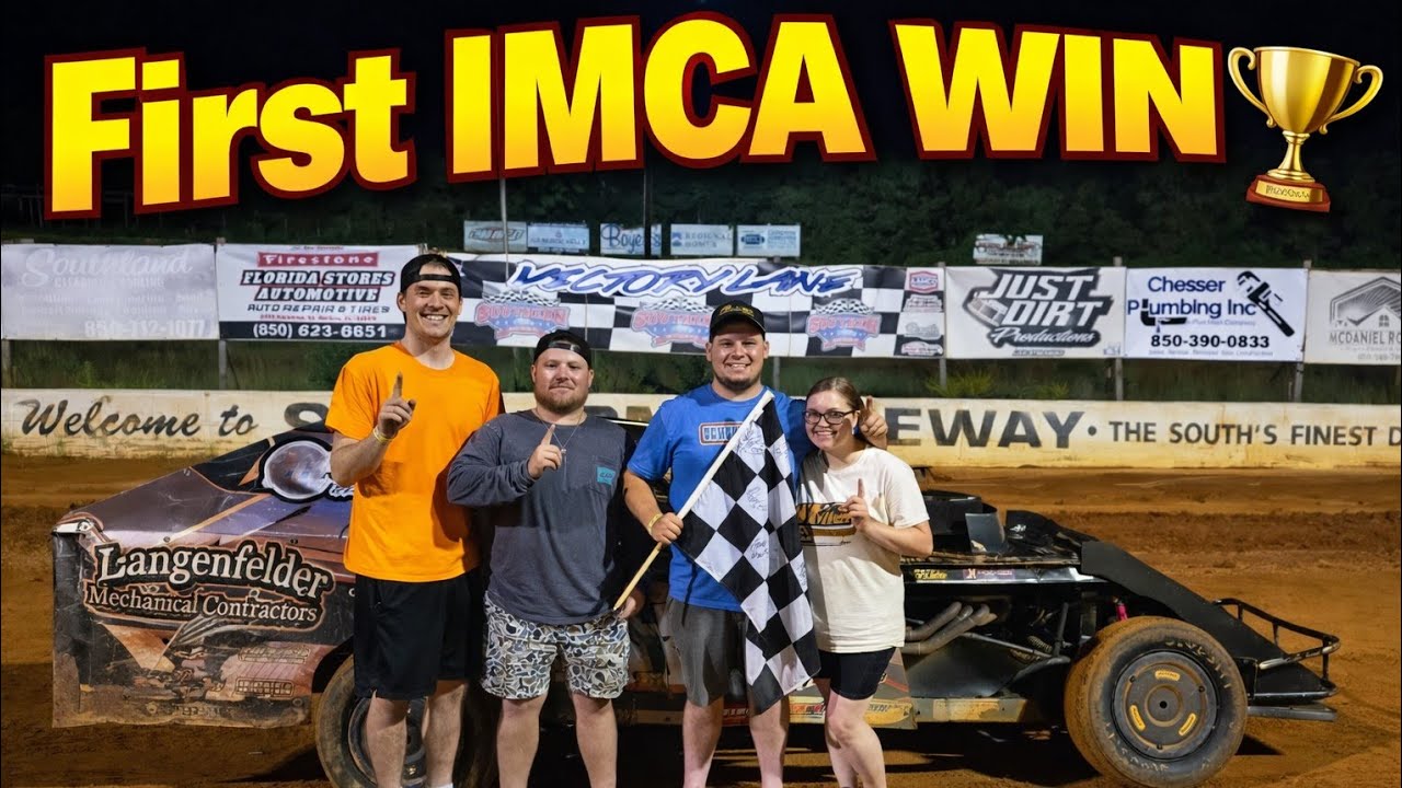 We won our 1st IMCA modified race