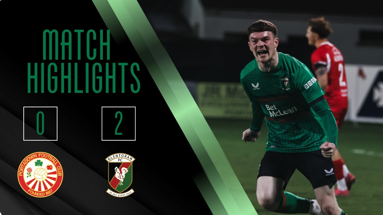 Match Highlights | Portadown 0-2 Glentoran - 30th December 2024