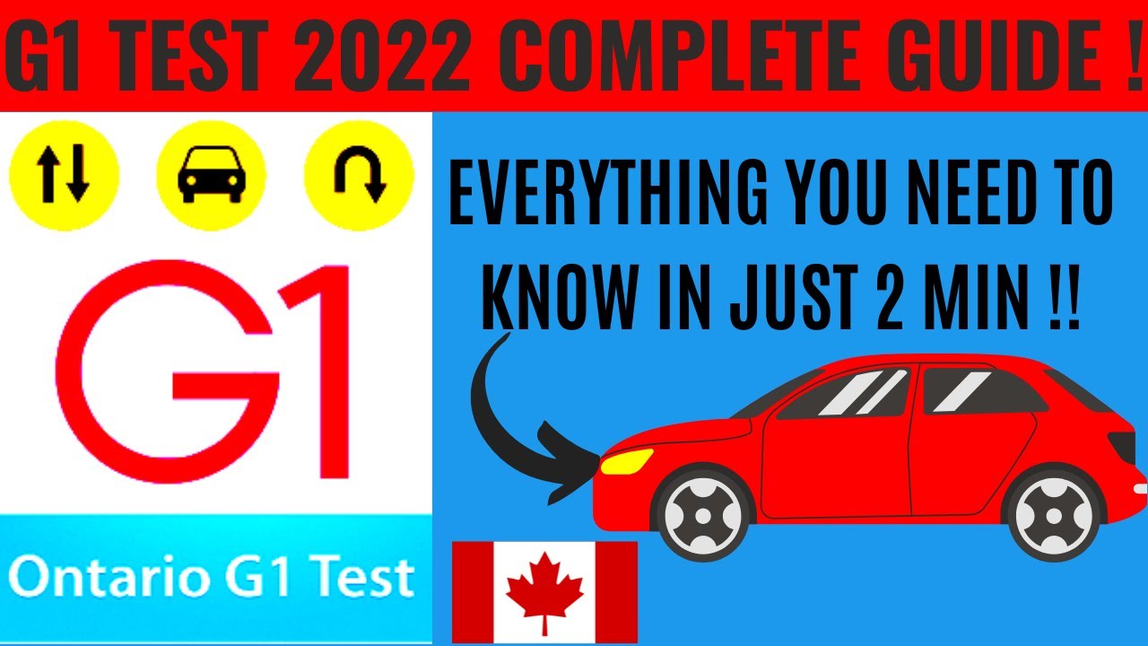 G1 License Test Ontario 2022 | Complete G1 Test Process | G1 Test Requirements 2022