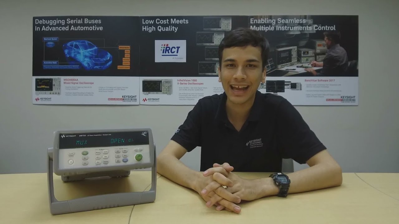 How to Use Keysight 34972A Data Logger Switch Unit  (ภาษาไทย) 2021