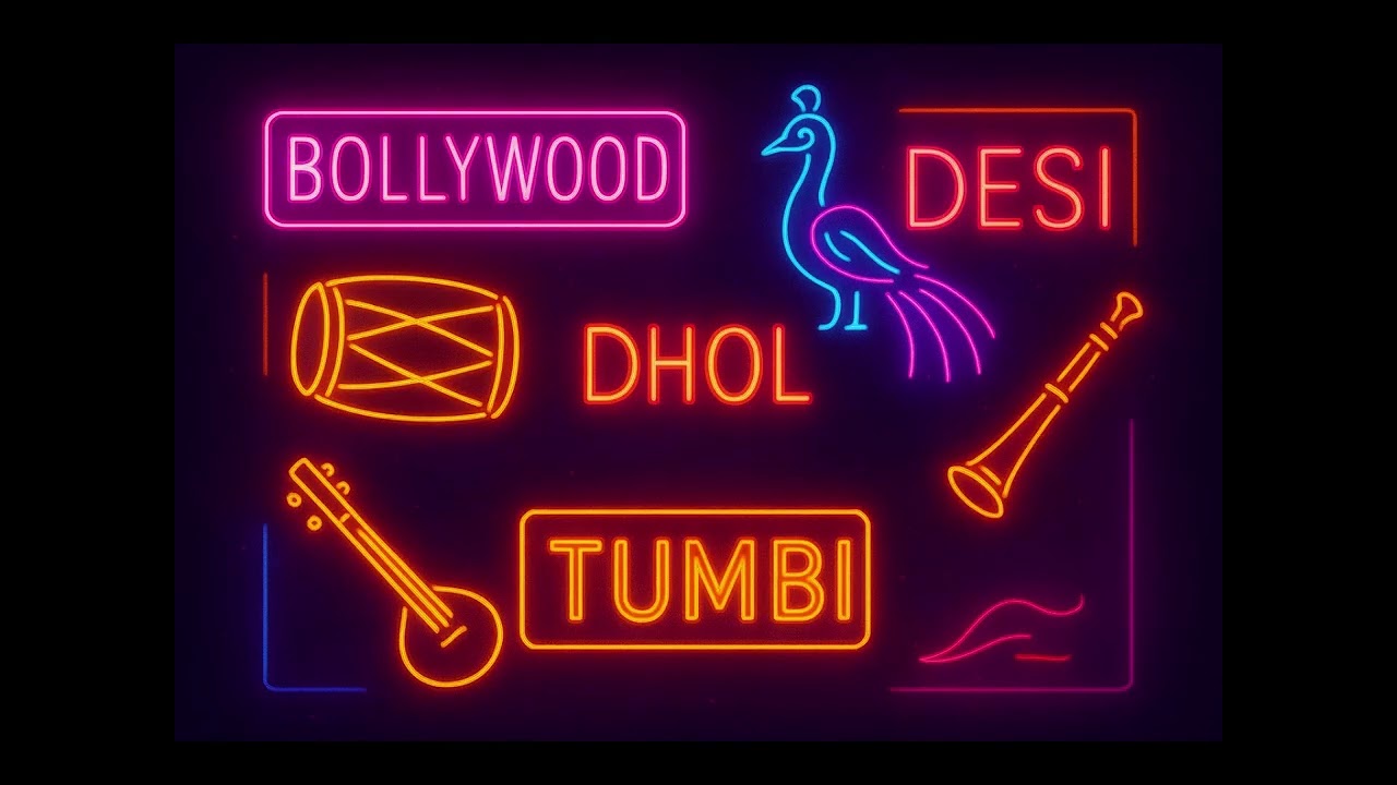 INDIAN NEON ENERGY ⚡🔥 | Desi Electronic Beat Visuals