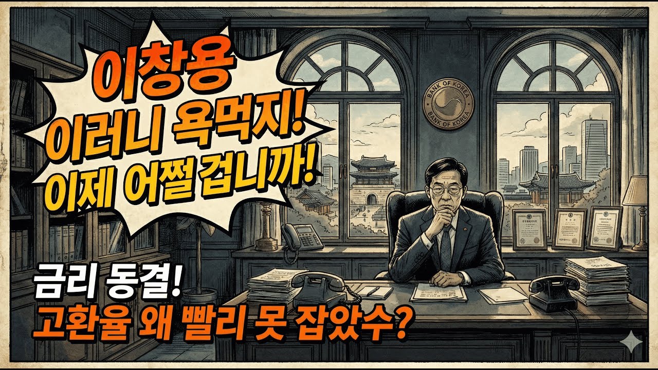 이창용 총재, 역대급 내수 침체에도 금리 인하 못 하는 한은의 비명, 우리 지갑에 닥칠 피바람