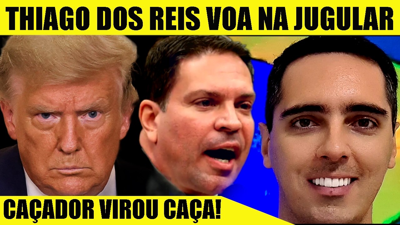 THIAGO DOS REIS DENUNCIA ALEXANDRE RAMAGEM A TRUMP, PEDE A SUA PRIS&Atilde;O E RECEBE HOMENAGEM EMOCIONANTE