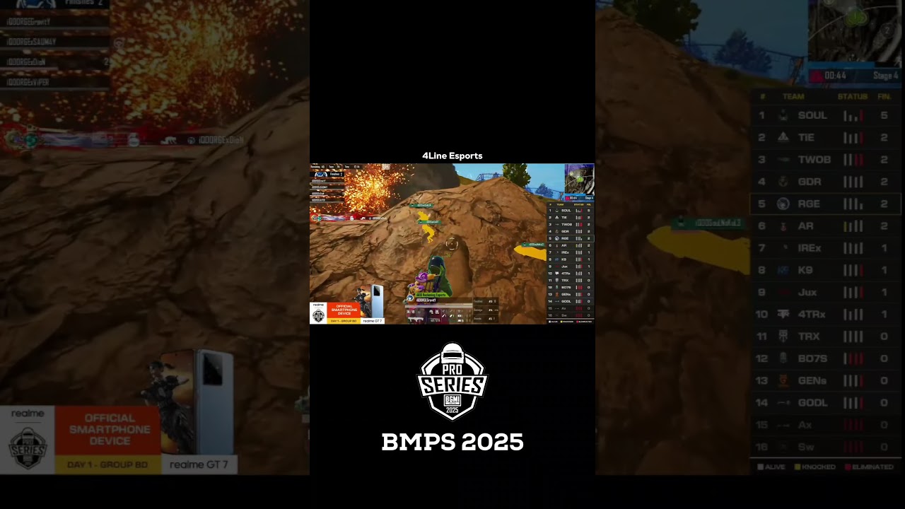 IQOOSOUL VS RECKONING ESPORTS BMPS SEMI FINAL WEEK #esports #bmps #bmps2025 #india #tournament