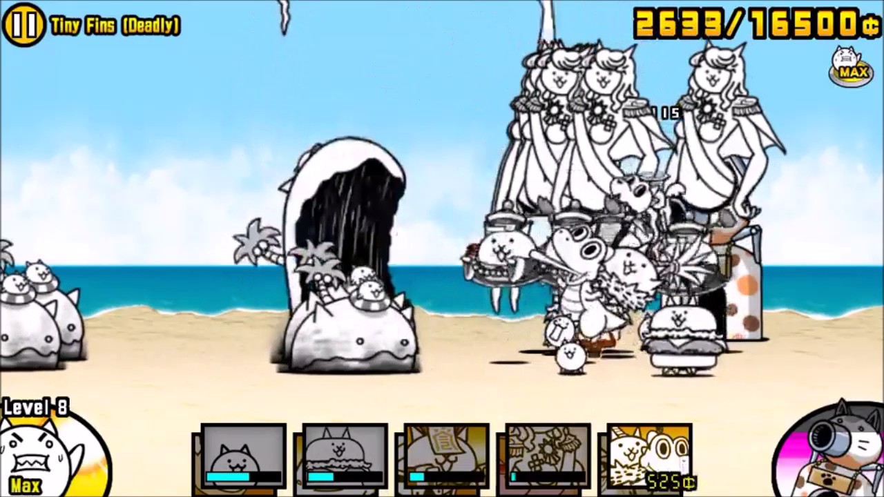 [The Battle Cats][Lil Island] - Tiny Fins (Deadly)