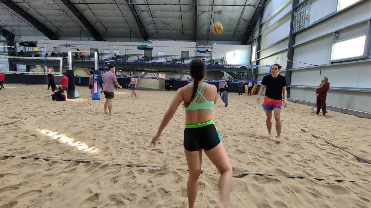 Sandbar Coed Quads Tournament 2/7 Pool Game 1 Set 1