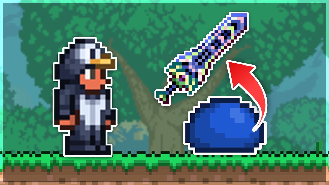 Can I Beat Terraria if Enemies Drop RANDOM Items? (FULL MOVIE)