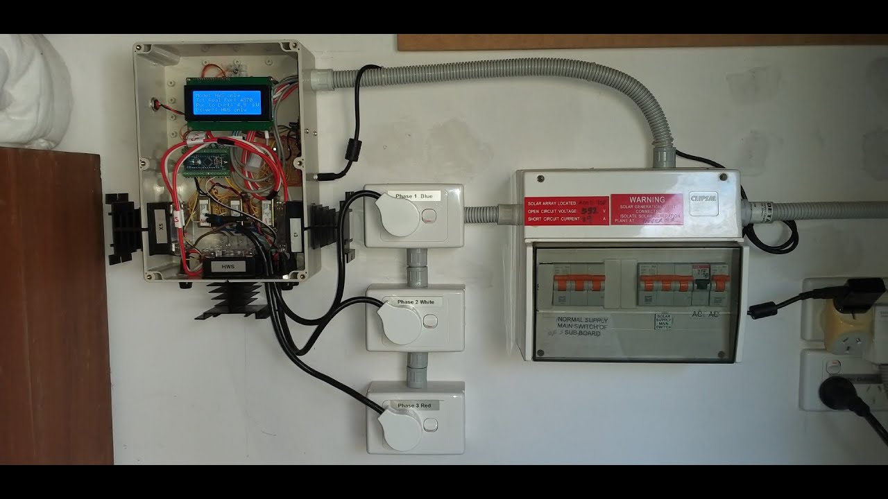 DIY Solar Energy Diverter Part III using Phase Angle Control for Hot Water