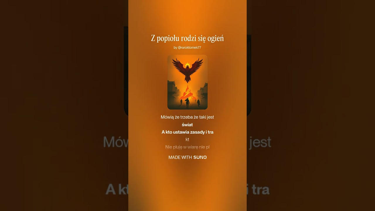 Z popiołu rodzi się ogień