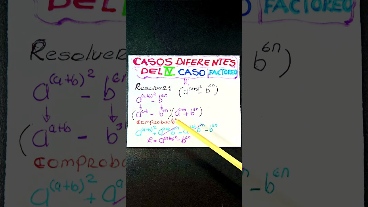 CASOS DIFERENTES  IV CASO FACTOREO