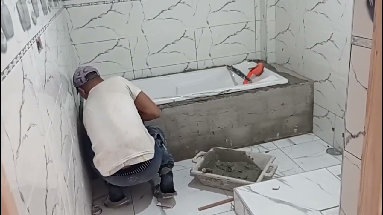 شاهد وتعلم طريقة تركيب البينوار  في الحمام عمل روع