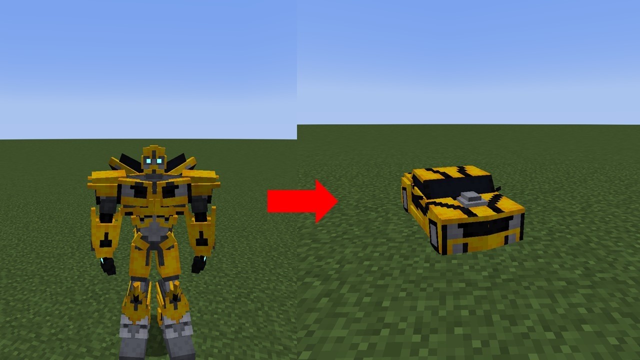 this mod adds transformers to minecraft