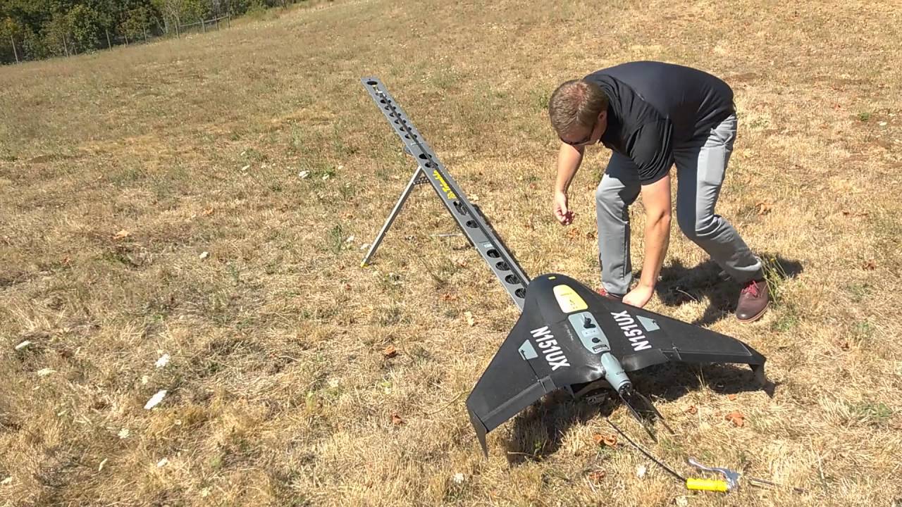 Fixed Wing Drone Launch at OGUG UAS Workshop