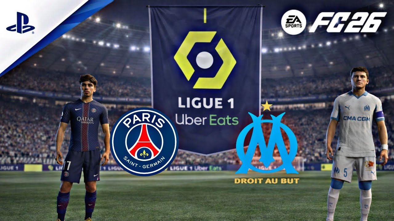 FC 26 - PSG vs. Olympique De M. - LEAGUE 1 FRANCE - 25/26 - PS5™ PRO [4K60]