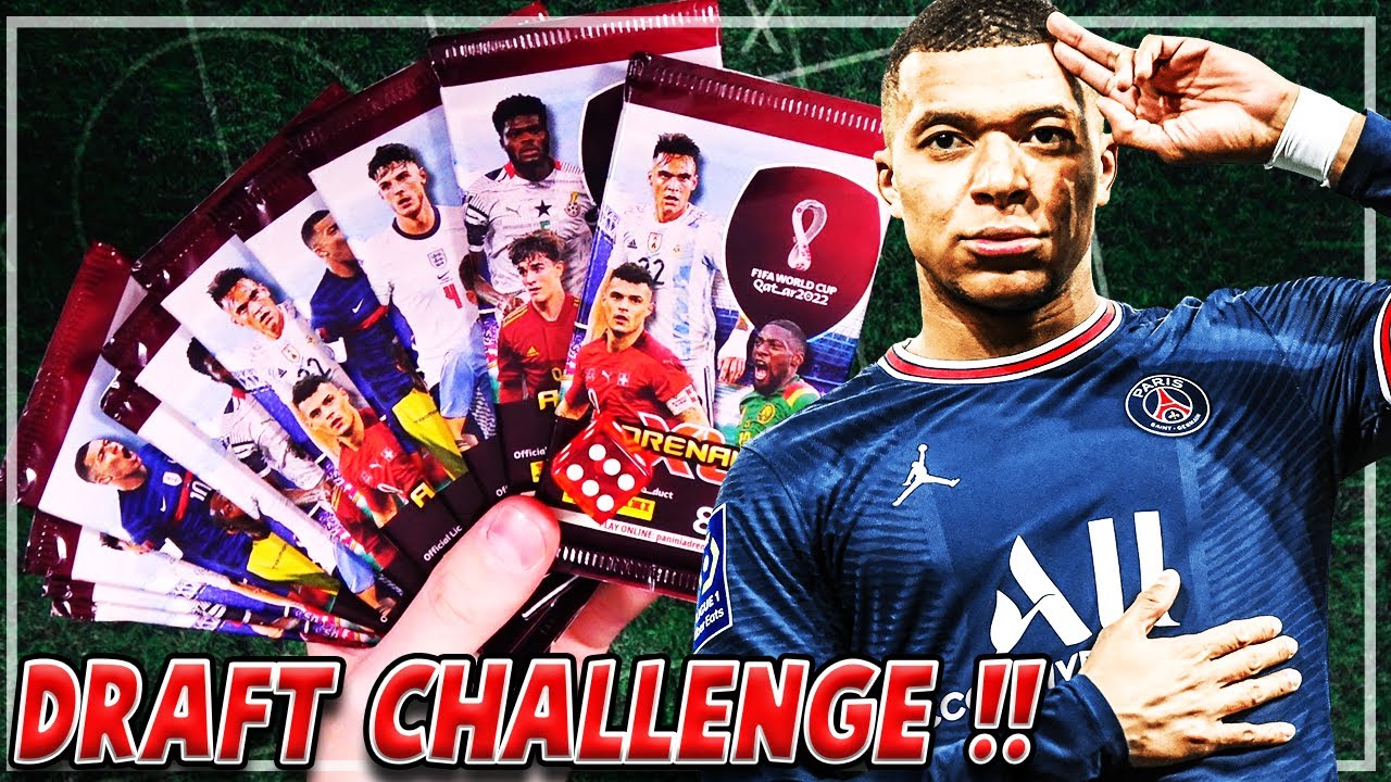 WÜRFEL DRAFT CHALLENGE 😱🔥 Panini FIFA WORLD CUP QATAR 2022 Adrenalyn XL