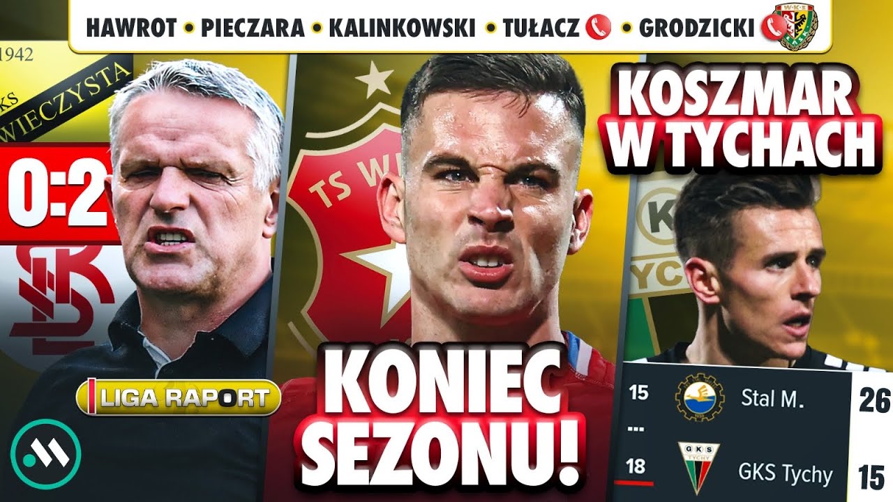 WISŁA BEZ RODADO, WIECZYSTA ZAWODZI, ŚLĄSK PO AWANS? GKS TYCHY DO SPADKU