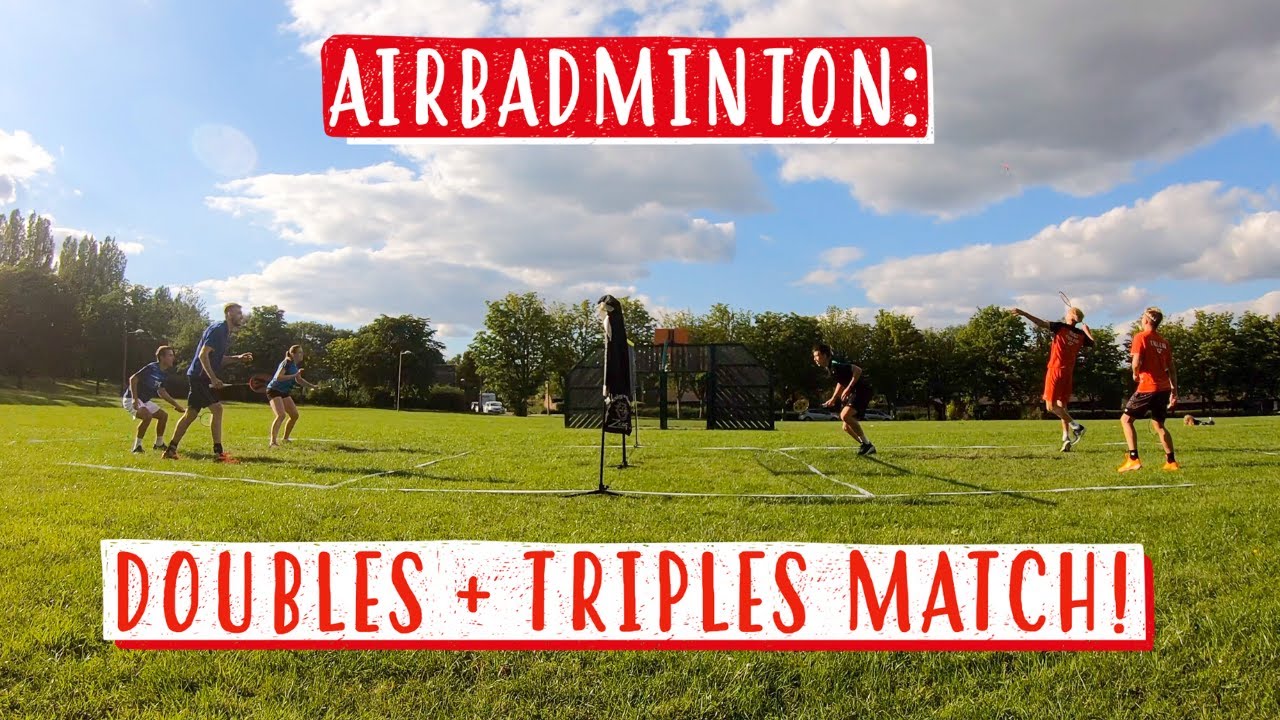 Двойные и тройные матчи AirBadminton с профессиональными игроками!