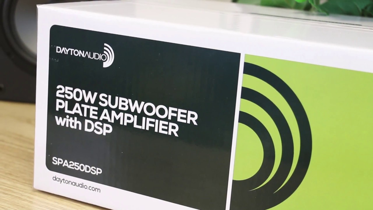Dayton Audio SPA250DSP 250W Subwoofer Plate Amplifier with DSP