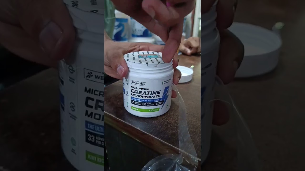 wellcore creatine kiwi flavour unboxing #protein #viral #creatine #wellcore