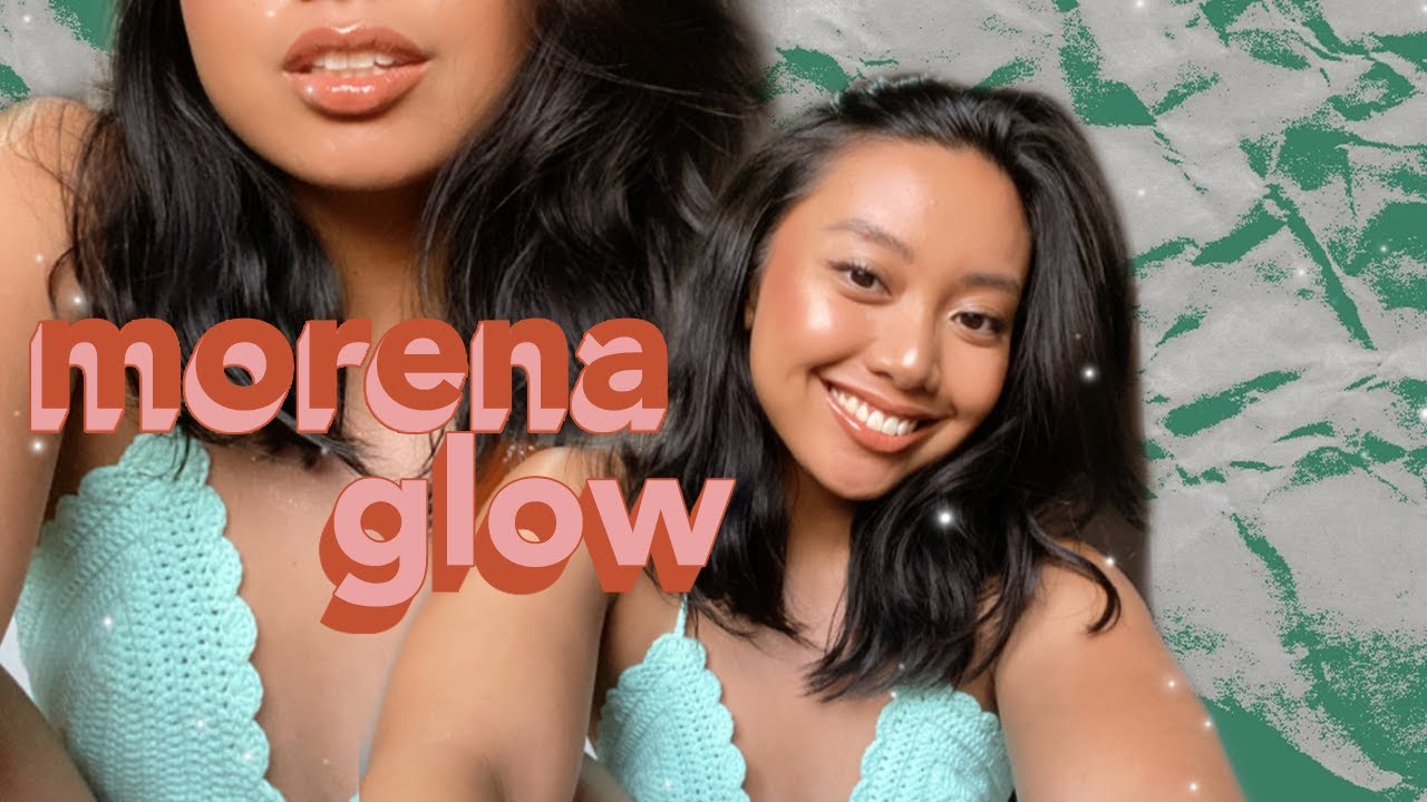 EXTRA GLOWY MORENA MAKEUP + trying new local brands! (Philippines) | Ayn Bernos