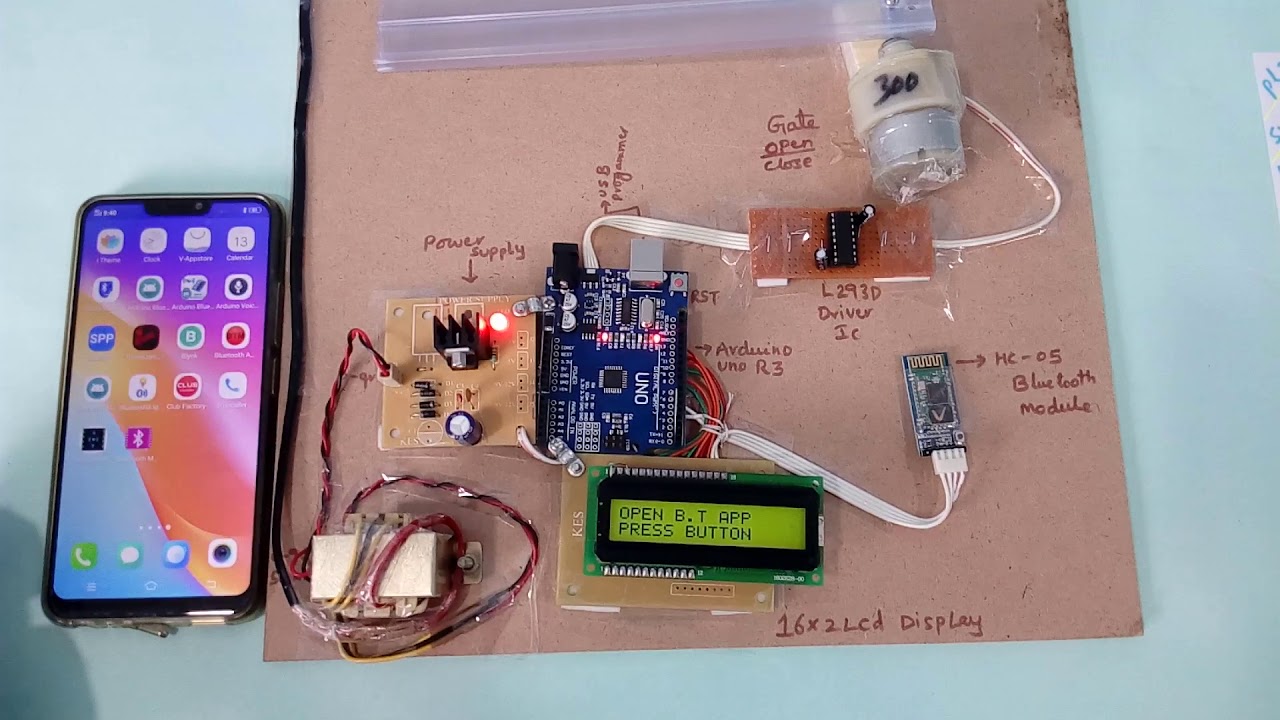 Automatic Railway Gate Control System Using Arduino and Android