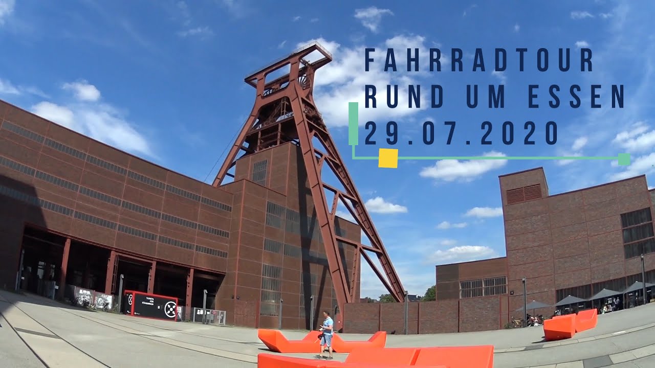 Fahrradtour rund um Essen und entlang der Ruhr