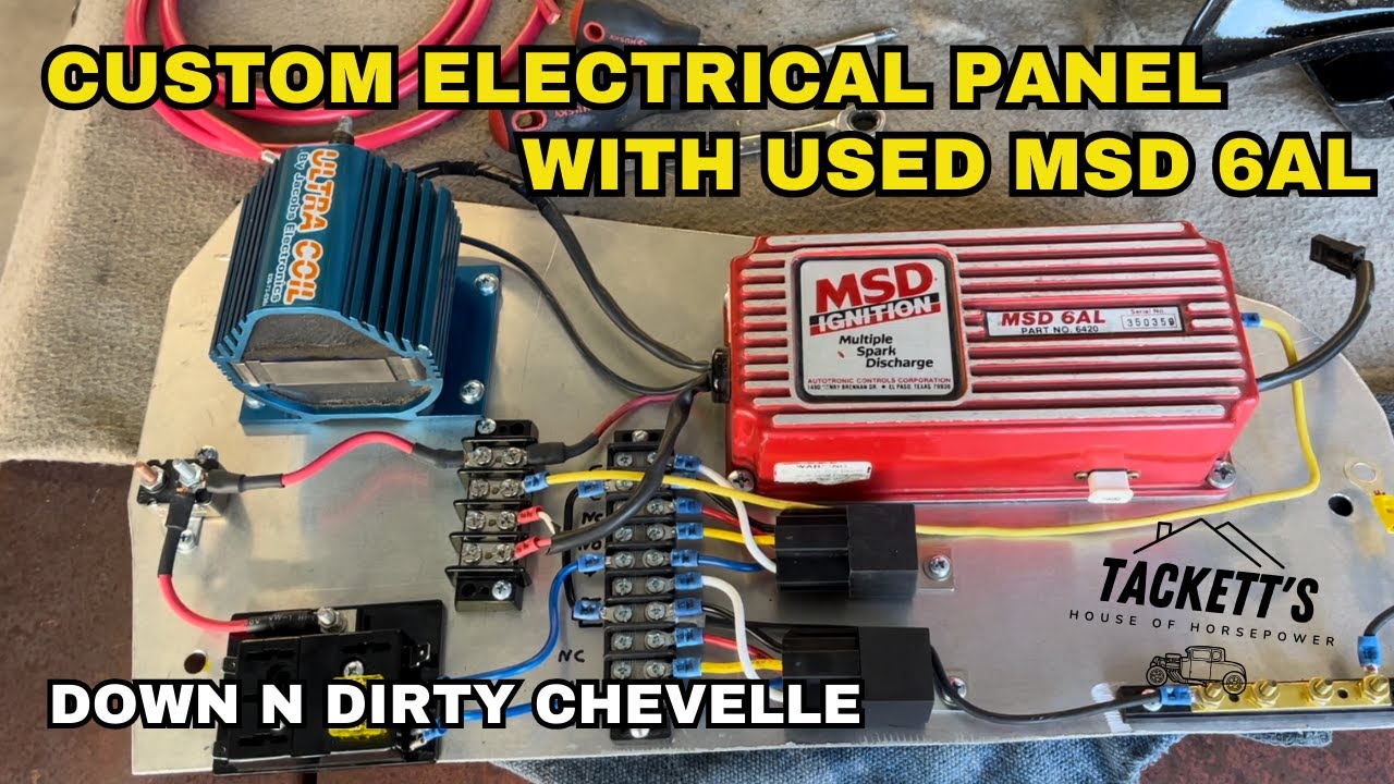 Down N Dirty | 64 Chevelle Build: 20 Year Old MSD 6AL Ignition Box. Hope it works!