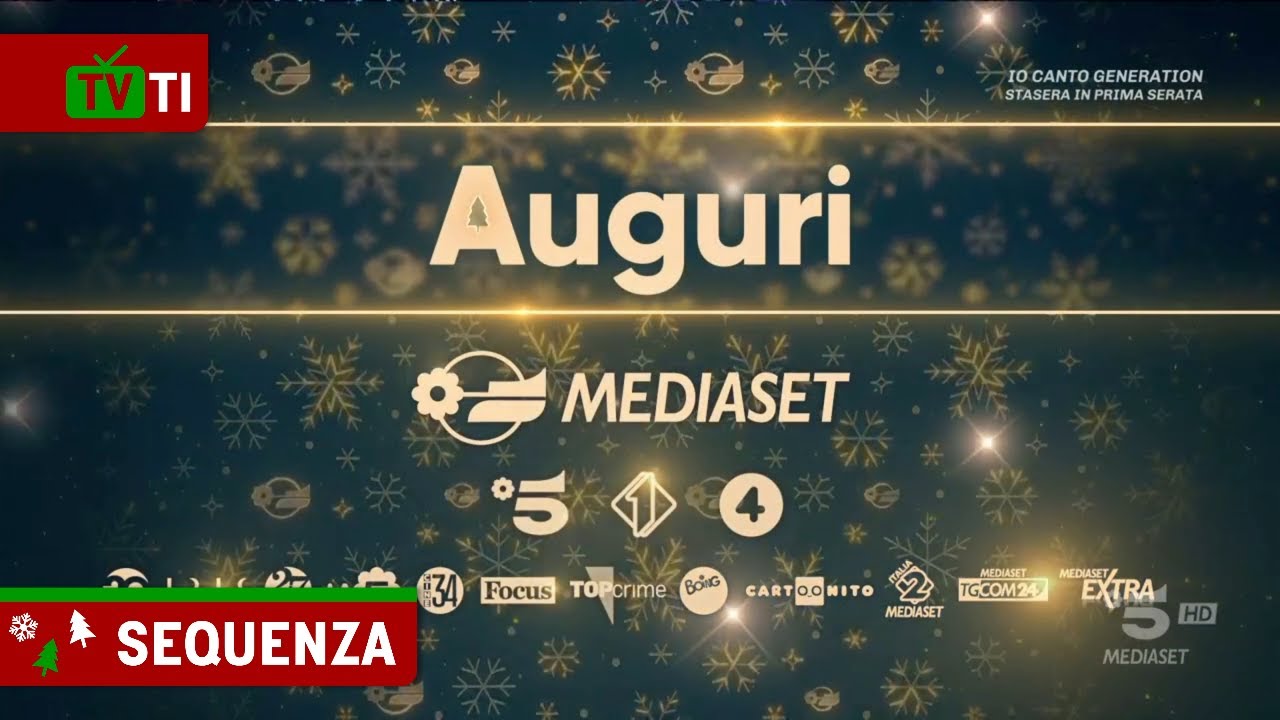 Sequenza Canale 5 HD | 13 Dicembre 2023