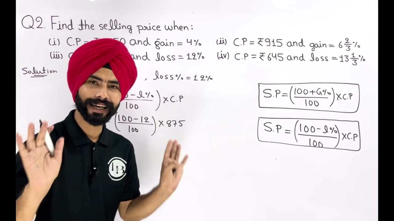 Class 8ty exercise 10A Question 2 solution|Profit and loss|RS Aggarwal