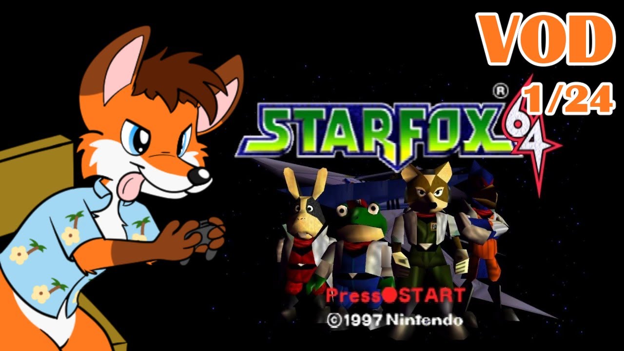 1/24/26 Star Fox 64, Part 1 #funny #furry #vtuber
