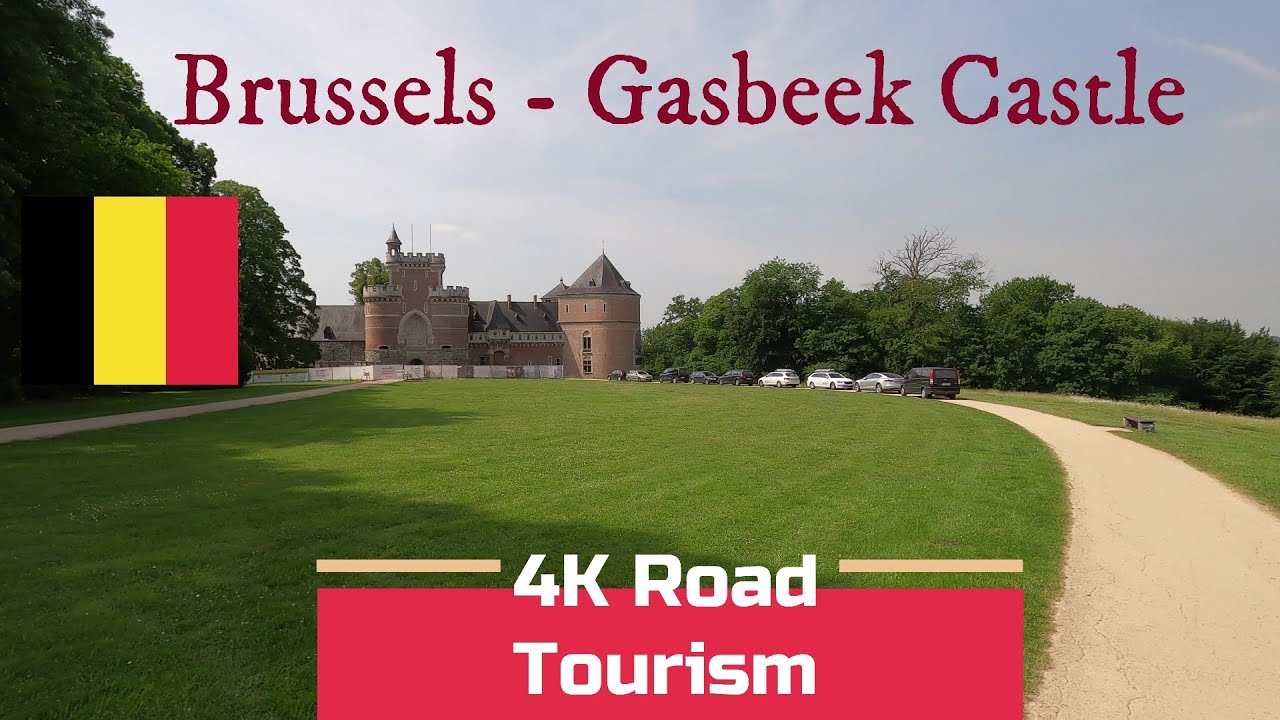 Driving Belgium: Brussels - Gasbeek Castle - 4K scenic daytrip west of Brussels
