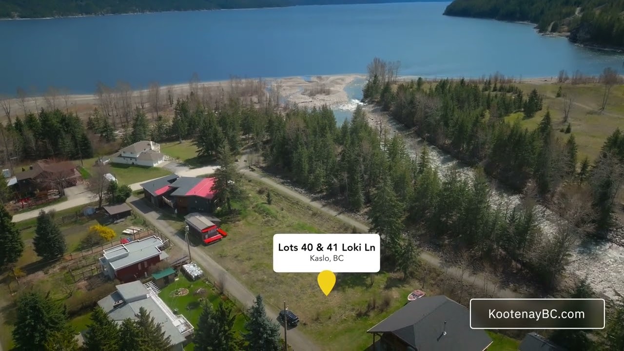 SOLD: Lots 40 & 41 Loki Lane Kaslo BC